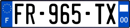 FR-965-TX