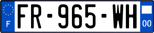 FR-965-WH
