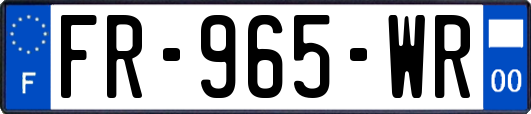 FR-965-WR