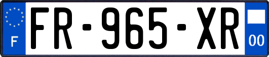 FR-965-XR