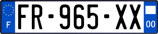 FR-965-XX