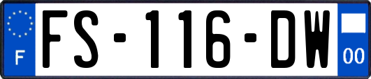 FS-116-DW
