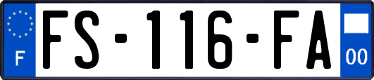 FS-116-FA