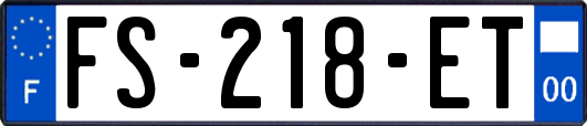 FS-218-ET