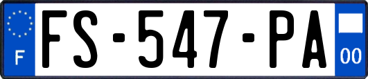 FS-547-PA