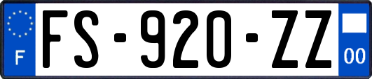 FS-920-ZZ