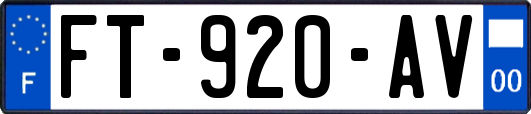 FT-920-AV