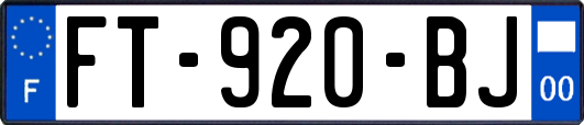 FT-920-BJ