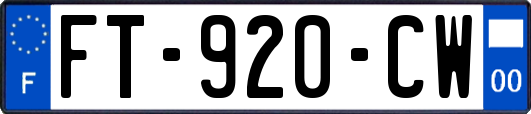 FT-920-CW