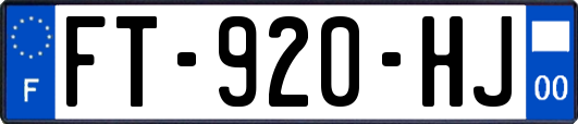 FT-920-HJ