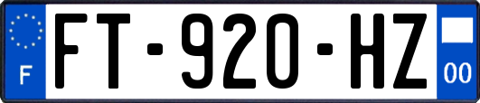 FT-920-HZ