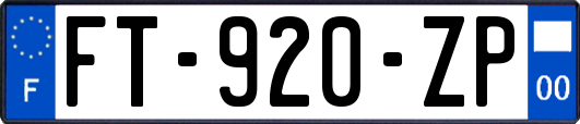 FT-920-ZP