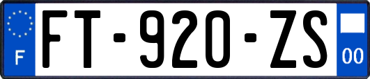 FT-920-ZS