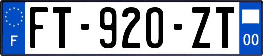 FT-920-ZT