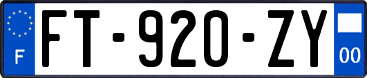 FT-920-ZY