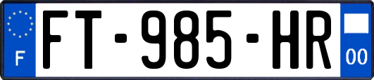 FT-985-HR