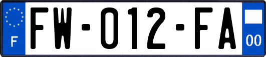 FW-012-FA