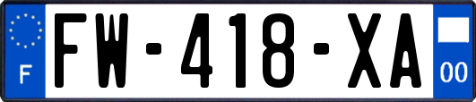 FW-418-XA