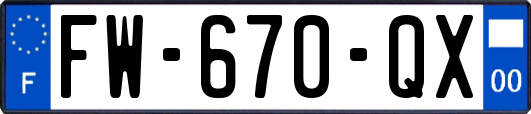 FW-670-QX
