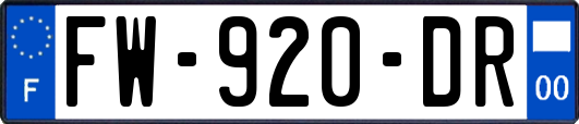 FW-920-DR