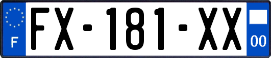 FX-181-XX