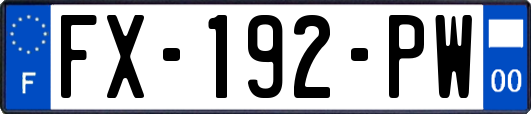 FX-192-PW