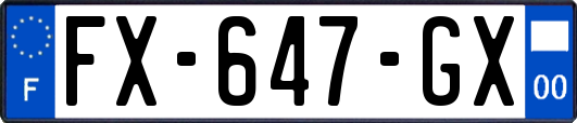 FX-647-GX