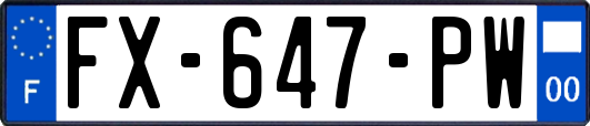 FX-647-PW