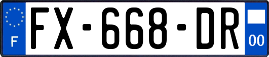 FX-668-DR