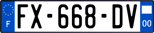 FX-668-DV