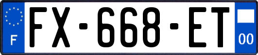 FX-668-ET