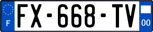 FX-668-TV