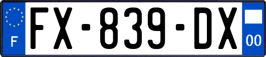 FX-839-DX