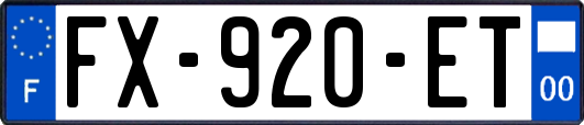 FX-920-ET