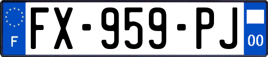 FX-959-PJ