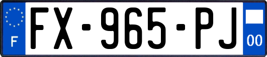 FX-965-PJ