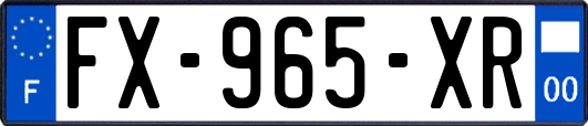 FX-965-XR