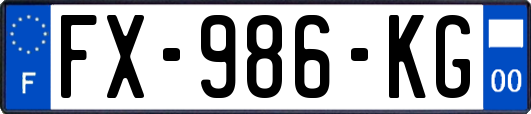 FX-986-KG