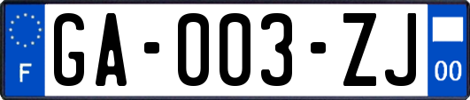 GA-003-ZJ