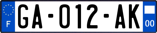 GA-012-AK