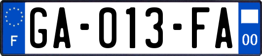 GA-013-FA