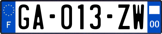 GA-013-ZW