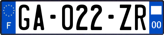 GA-022-ZR