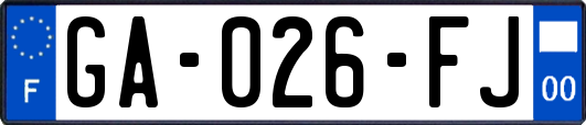 GA-026-FJ