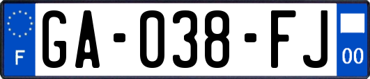 GA-038-FJ