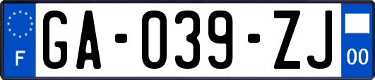 GA-039-ZJ