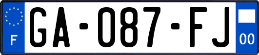 GA-087-FJ