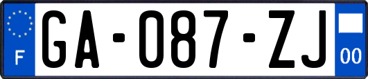 GA-087-ZJ