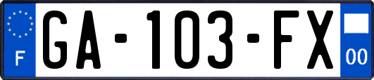 GA-103-FX