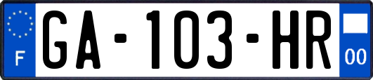 GA-103-HR